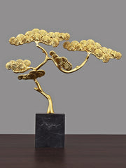 Brass Welcoming Pine Ornaments And Home Accessories