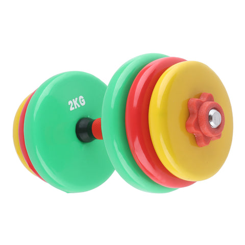 Colorful Removable Non Slip Grip Fitness Gym Home Weight Lifting Hand Dumbbell(20KG)