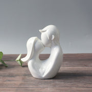 Couple Abstract Figures Ceramic Ornaments Home Accessories